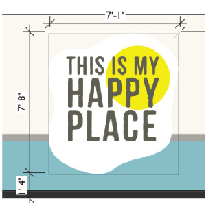 This Is My Happy Place Wall Vinyl 