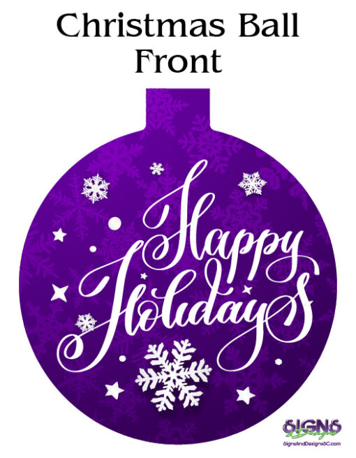 Happy Holidays - Purple - Image 5