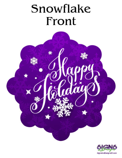 Happy Holidays - Purple - Image 3